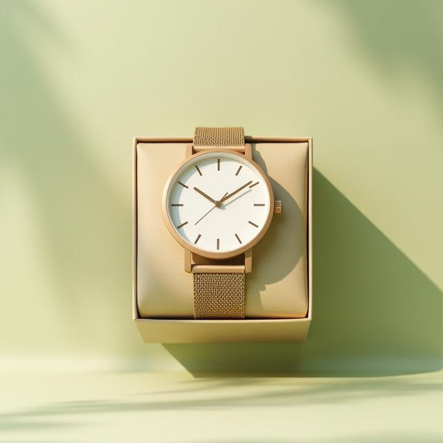 Eco-friendly watch packaging made from recycled paper